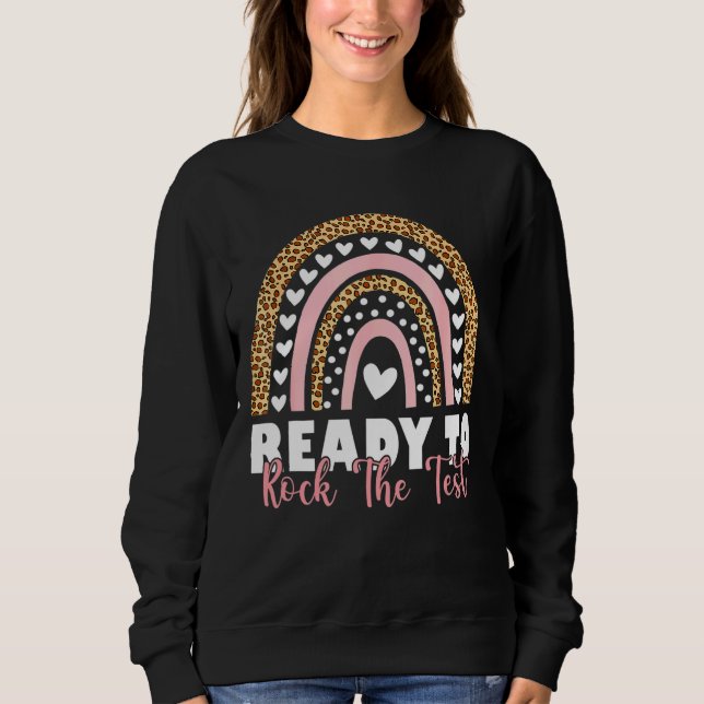Redo till Sten provningsdagars testdag för regnbo T Shirt (Framsida)