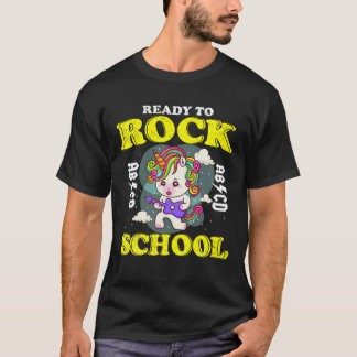 Redo till Sten School ,Cute Unicorn Back to school T Shirt