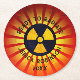 Redo till strålningsradiografi underlägg papper rund