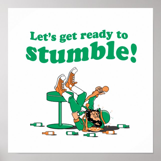 REDO TILL STUMBLE POSTER (Framsidan)