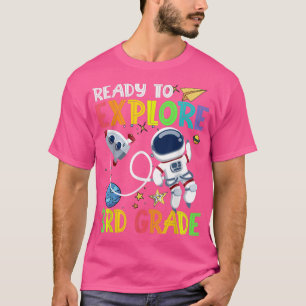 Redo till tredje Klass Astronaut Back to school T Shirt