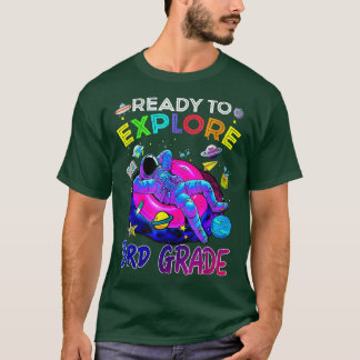 Redo till utforska tredje klass back to school Ast T Shirt