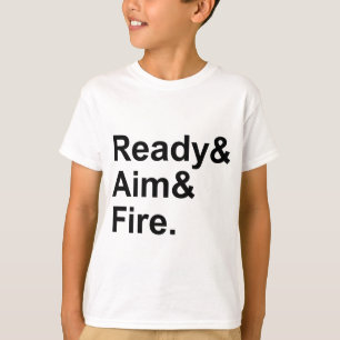 Redo Ut Fire   Militäriska Skjutinstruktioner T-shirt