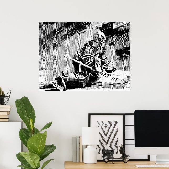 Redo ut för Allt - Ishockey Målvakt Poster (Hemmakontoret)