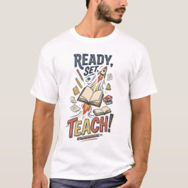 Redo Utbilda Rolig Lärare Tillbaka Till Skolan Trö T Shirt