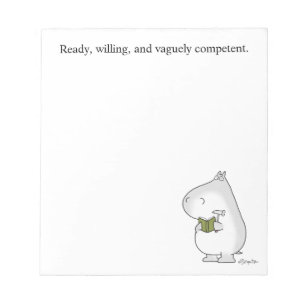 Redo Willing Vaguely Competby Sandra Boynton Anteckningsblock