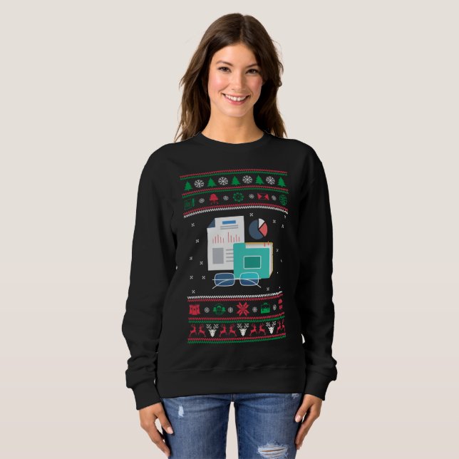Redogöra den fula jultröjan t shirt (Hel framsida)