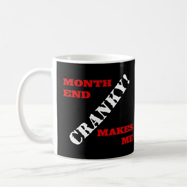 Redogöra & finansmånaden avslutar kaffemugg (Vänster)