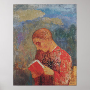 Redon - Alsace eller Munk Poster