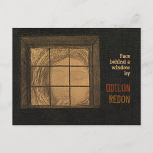 Redon Ansikte bakom ett kort C0681-vykort