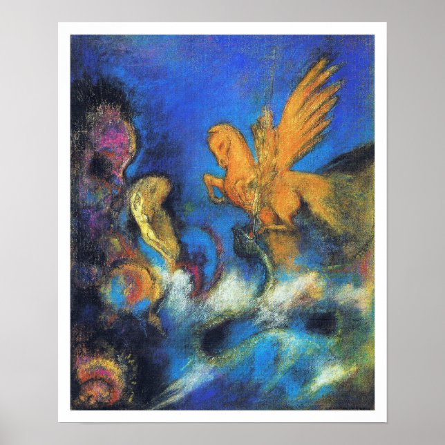 Redon Art Poster: Roger & Angelica 2 Poster (Framsidan)