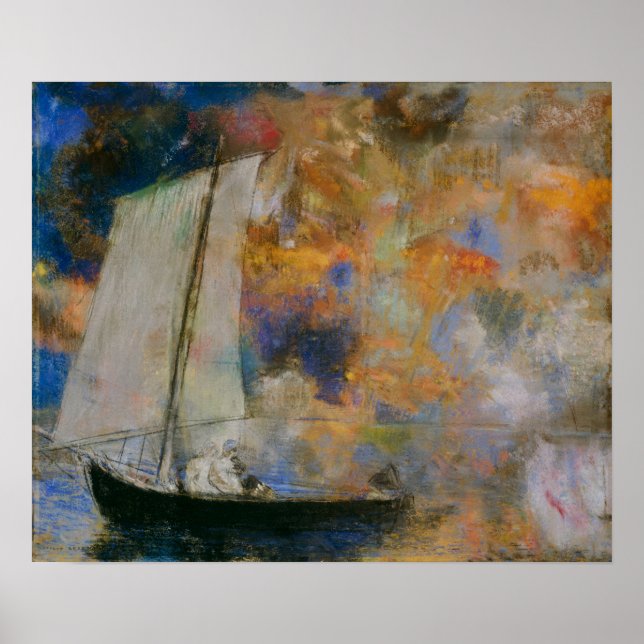 Redon - Blommoln Poster (Framsidan)
