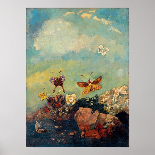 Redon - Butterflies Poster (Framsidan)
