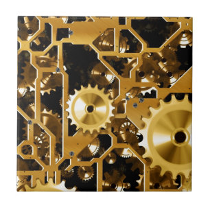 Redon Clock Office Design Digital Art Destiny Kakelplatta