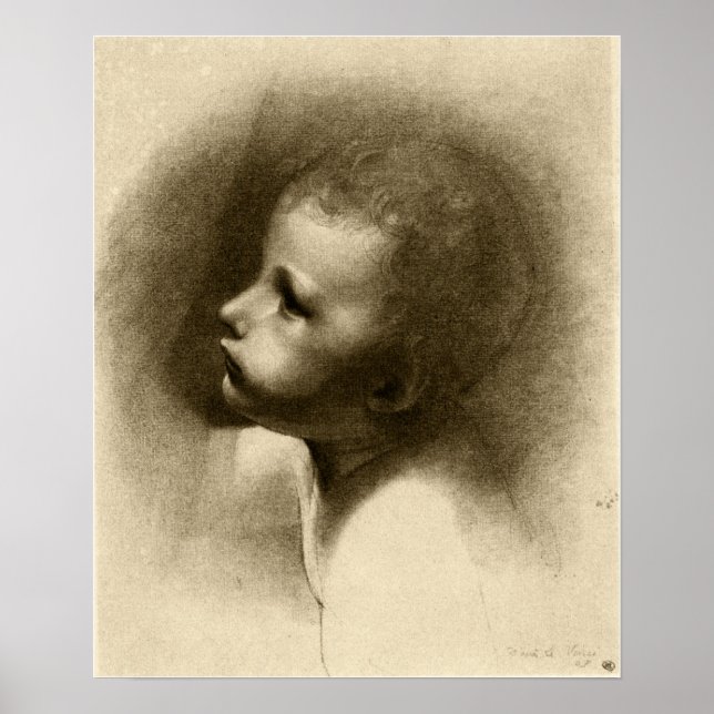 Redon - Johannes döparens huvud Poster (Framsidan)