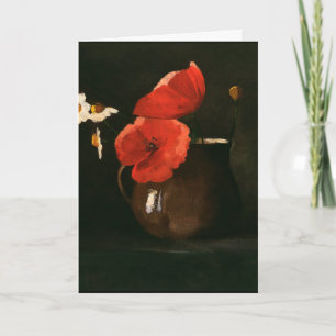 Redon - Poppies och Daisy Kort