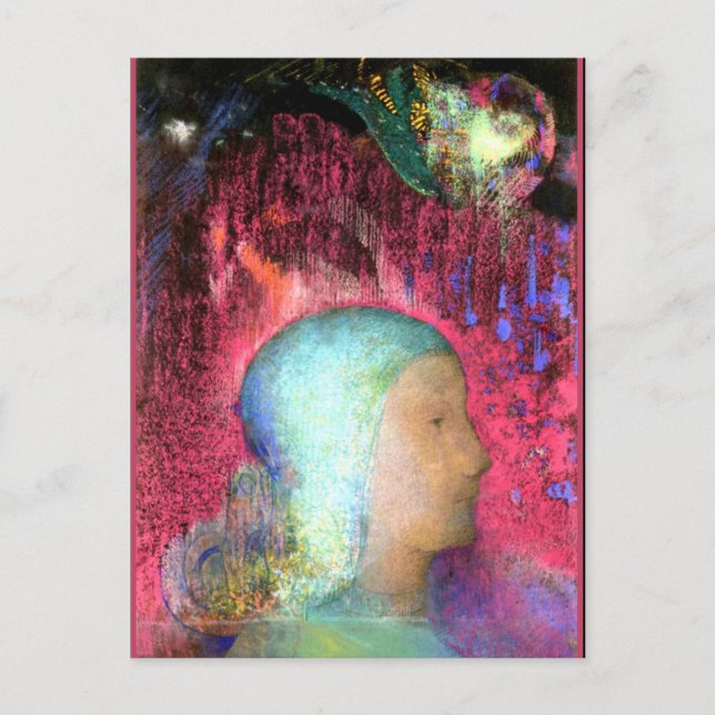 Redon - Profil på Red Meanders Vykort (Framsida)