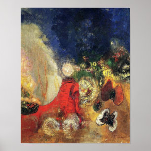 Redon - Red Sphinx Poster