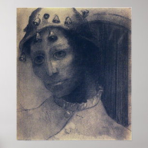 Redon - Sinnesförvirring 1883 Poster