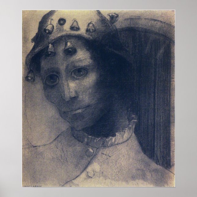 Redon - Sinnesförvirring 1883 Poster (Framsidan)