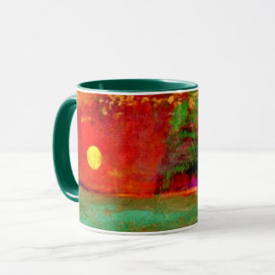 Redon - Solnedgång, färggrafik Mugg