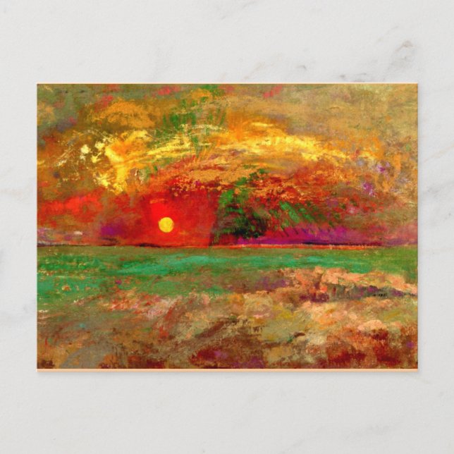 Redon - Sunset Vykort (Framsida)