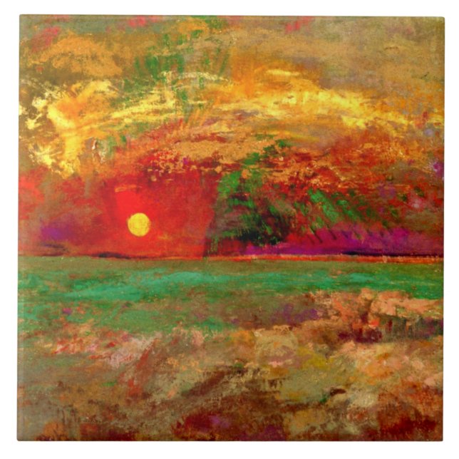 Redon - The Sunset Kakelplatta (Framsidan)