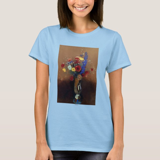 Redon: Vild Flowers, C1912 T-shirt (Framsida)