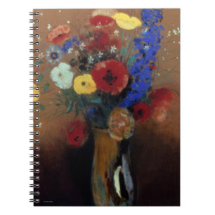 Redon: Vildblommor, C1912 Anteckningsbok Med Spiral