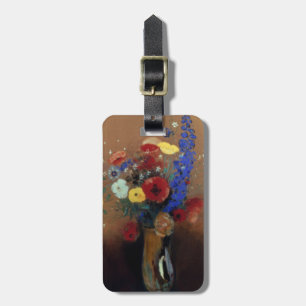 Redon: Vildblommor, C1912 Bagagebricka