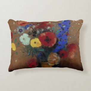 Redon: Vildblommor, C1912 Prydnadskudde