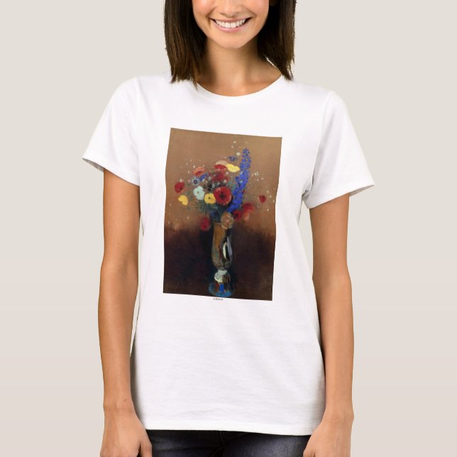Redon: Vildblommor, C1912 T-shirt (Framsida)