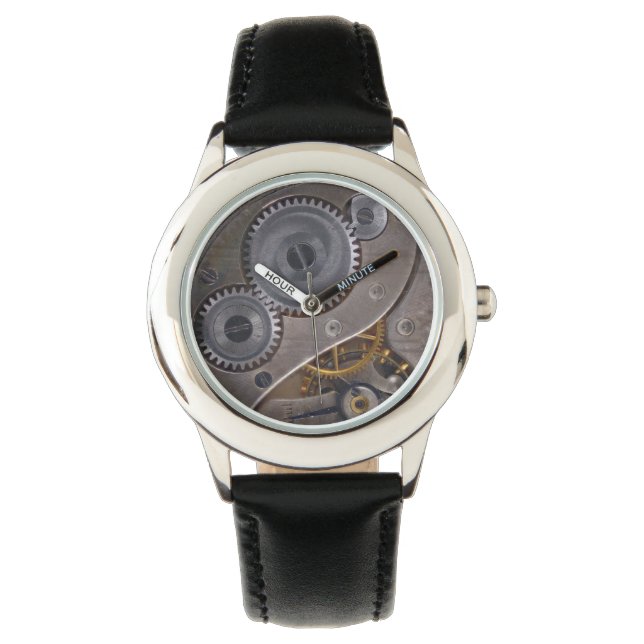 Redon Watchworks Innards Silver Armbandsur (Framsida)