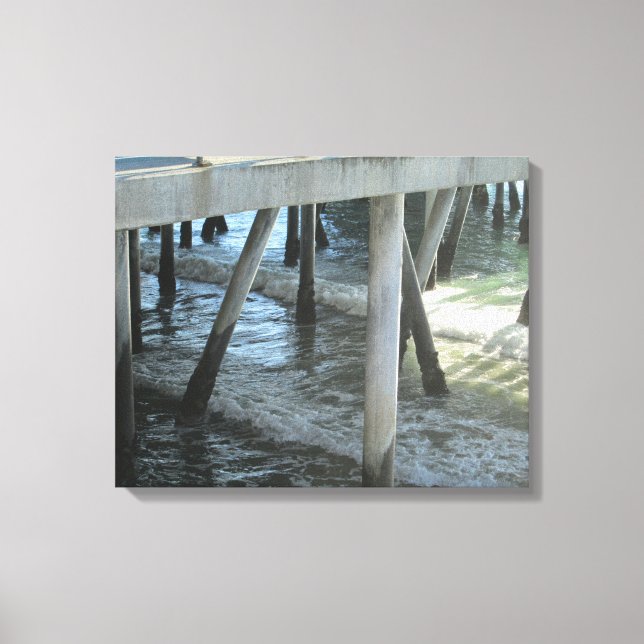 REDONDO BEACH, CA #4 PÅ CANVAS 20 "x 16" (Framsida)