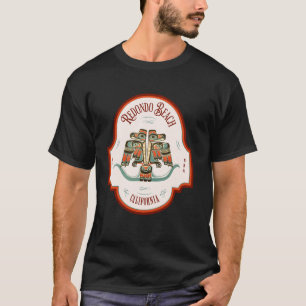 Redondo Beach CA Åskfågel Totem Stilla Havet Nordv T Shirt