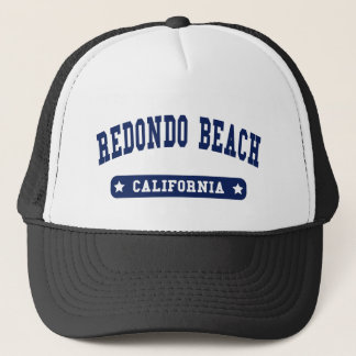 Redondo Beach California College Stil T-skjortor Truckerkeps