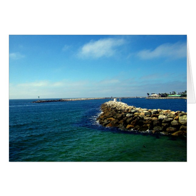 Redondo Beach California_ Hälsningskort (Framsidan Horizontal)