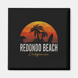 Redondo Beach California Handflatan Vacation Surfa Magnet