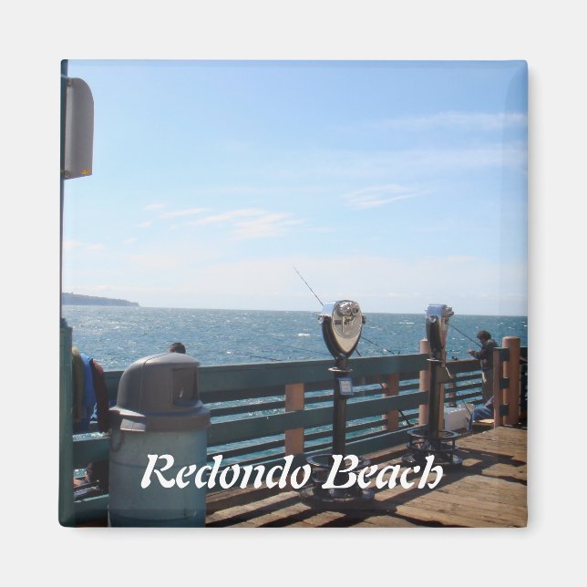 Redondo Beach California Magnet (Framsidan)