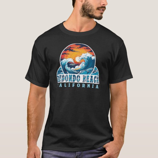 Redondo Beach California T Shirt (Framsida)
