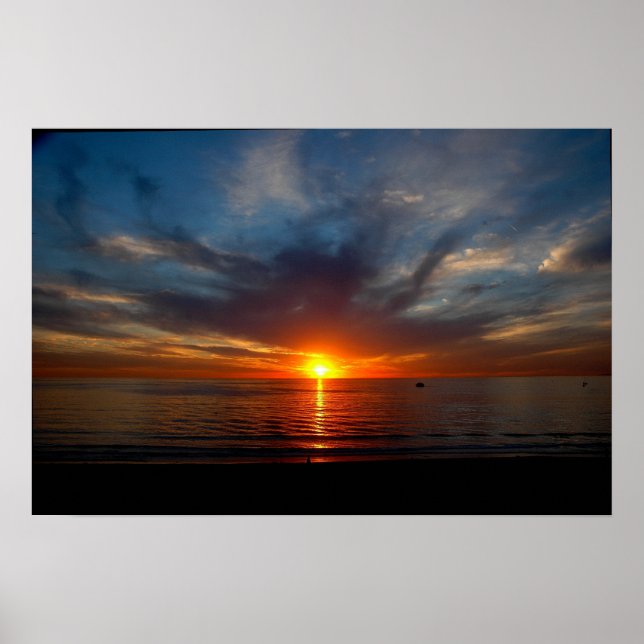 Redondo Beach Sunset #1 Poster (Framsidan)