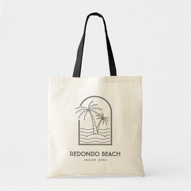 Redondo Beach Trade Show Bag Conference Tote Tygkasse (Framsidan)