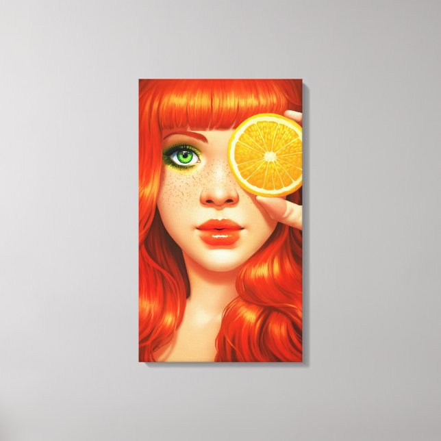 RedOrange Canvastryck (Framsida)