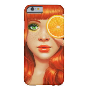 RedOrange Barely There iPhone 6 Skal
