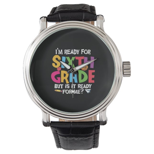 Redot 6e Klass Lärare för det sjätte Klass Armbandsur (Framsida)