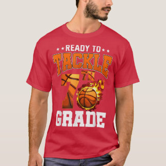 Redot att ta itu med 7:e Klass-basketbollen tillba T Shirt