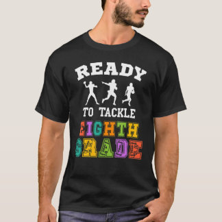 Redot Back to school fotboll i kampen mot det åtto T Shirt