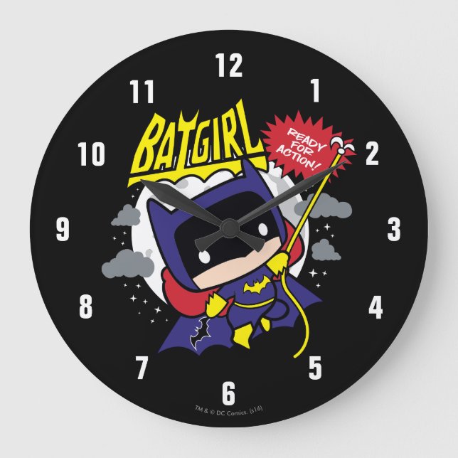 Redot Chibi Batgirl Action Stor Klocka (Framsida)