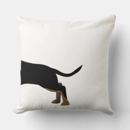 Redot Dachshund Basic-ras för att anpassa Kudde