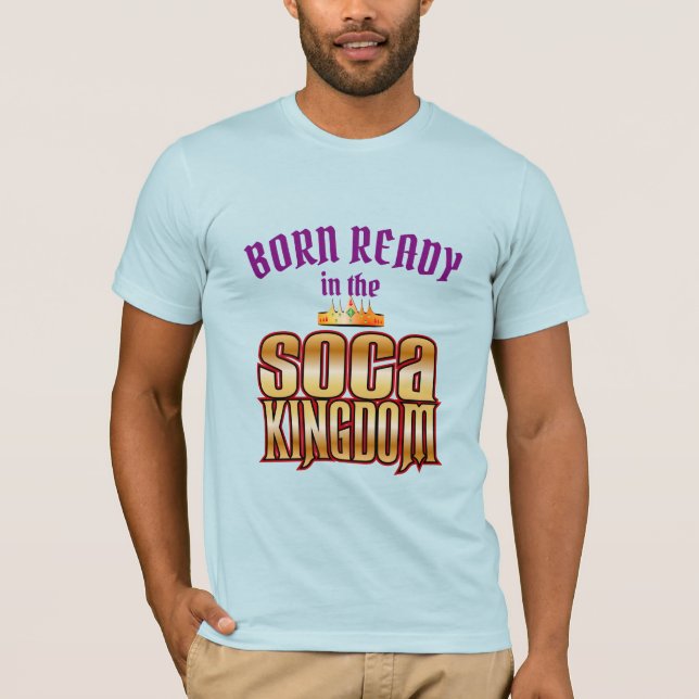 Redot Editable Born i Soca T-shirt (Framsida)